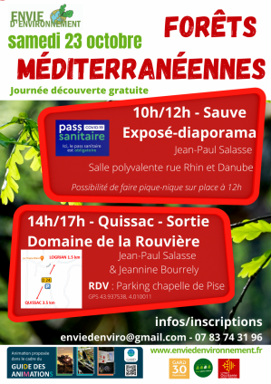 Affiche 23 10 foret mediterraneenne 2