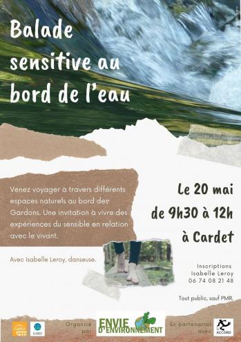 Affiche balade sensitive gardons 20052023