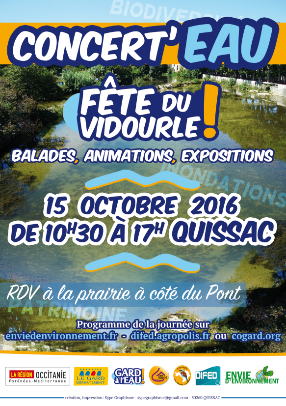 Affiche concert eau