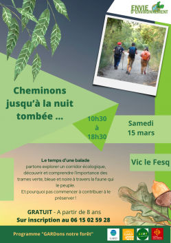 Affiche gnf vic cheminons jusqu a nuit